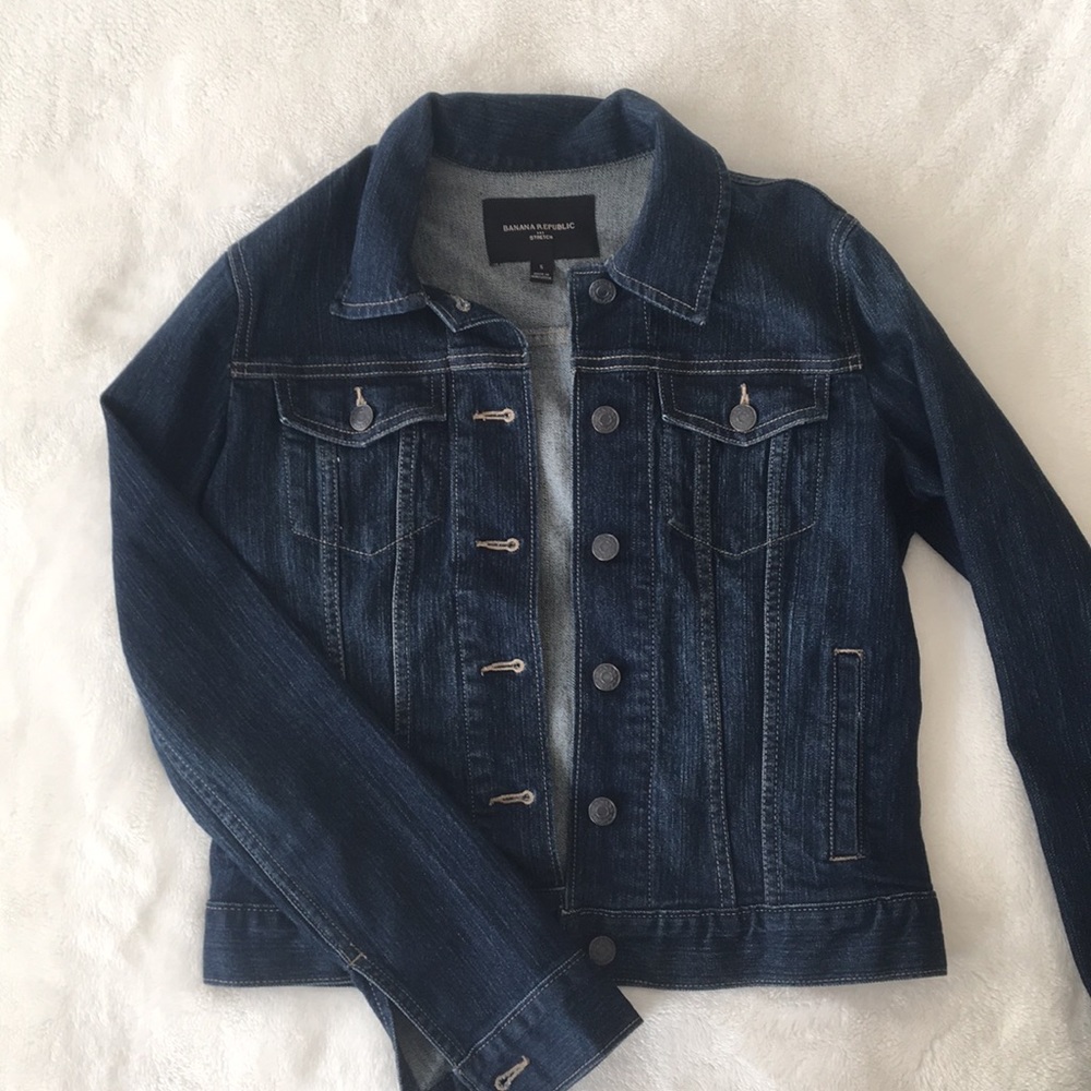 J.Crew Dark Denim Jacket - great for Fall!